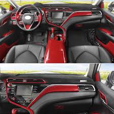 for toyota camry 2018 2019 red carbon