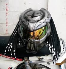 custom predator motorcycle helmet