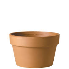 everyday terracotta half pot 2 sizes