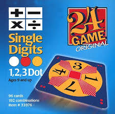 Rule of 24 card game practice concept(s): 24 Game Single Digits 96 Cards Christianbook Com