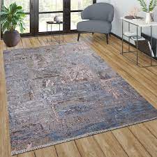 udai exports grey bamboo silk modern carpet