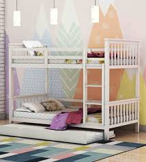 hypnos trundle bunk bed in white