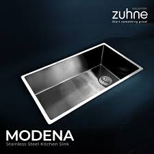 zuhne single bowl kitchen sink