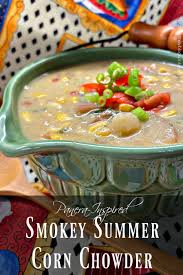 Instead of chicken broth, we use vegetable stock for its base. Olla Podrida Panera Inspired Smokey Summer Corn Chowder