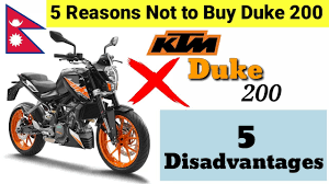 5 reasons not to ktm duke 200