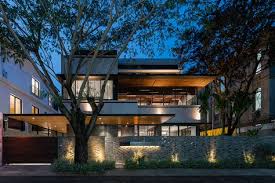 Dwelling house 2.5 and shop, modern tropis style, design architect (4). 36 Ide Rumah Tropis Modern Terbaik Di 2021