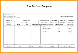Free Pay Stub Template Canada Poporon Co