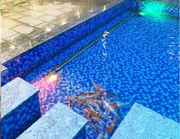 Blue Glass Mosaic Swimming Pool Mosaico