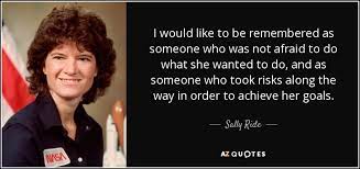 Sally kristen ride was an american physicist and astronaut. Top 25 Quotes By Sally Ride Of 97 A Z Quotes