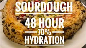 sourdough pizza dough at 70 hydration