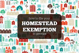 apply for georgia homestead exemption