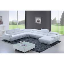grain leather l shaped sectional sofa