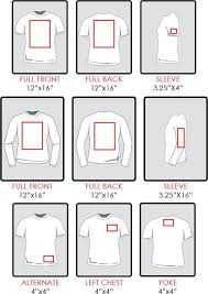 Placement Designs On T Shirts Pants Shorts Etc Screen