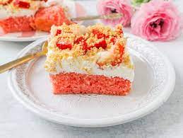 strawberry cream crunch cake modern honey