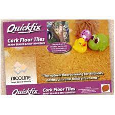 quickfix cork floor tile ready