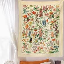 Fl Botanical Tapestry Garden Wall