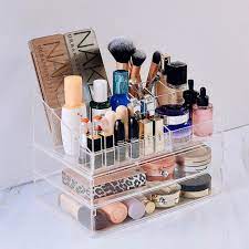 jual crystal acrylic makeup organizer