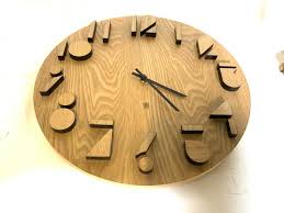 Umbra Lan Wisniewski Modernist Wood Clock