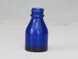 Vintage Miniature Cobalt Blue Glass