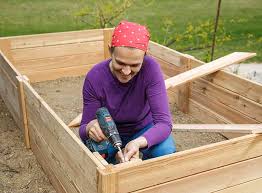 how to build a raised bed step by