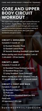 core and upper body circuit workout