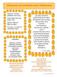 Poèmes Et Chansons Pour Halloween Lecture Vie de La Classe | PDF