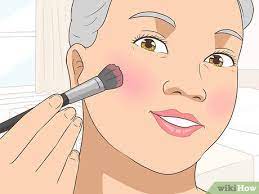 how to wear makeup with grey hair 10