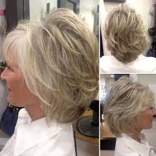 Short messy hairstyles women over 50. Older Women S Short Layered Hairstyle Short Hair With Layers Layered Haircuts For Women Short Hair With Bangs