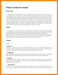 Simple Project Proposal Example Project Proposal Example