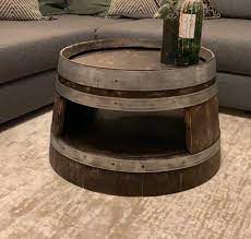 Wine Barrel Coffee Table Whisky