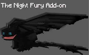 Night fury, hicup, & more! The Httyd Night Fury Minecraft Addon