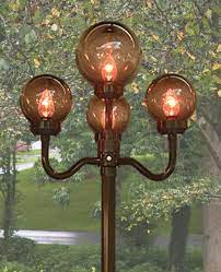 Bronze Colored 4 Globe European Lamp