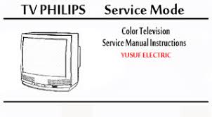 Set picture to standard mode, without signal input. Service Mode Tv Philips Berbagai Type Lorok