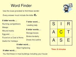 This puzzling new word game combines a word search with a jumble. Quiz Club Excellent English Ppt Download