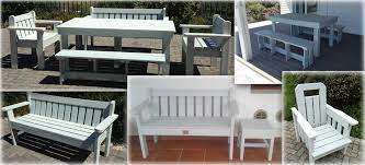 White Garden Furniture Benches
