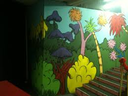 Seussical Set Painting Mural Dr Seuss Cat In The Hat
