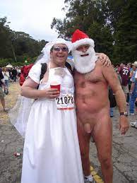 File:Naked Santa and man in bridal wear.jpg - Wikipedia