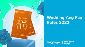 wedding ang bao rates 2023 for various