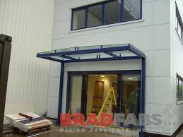 Triangular Glass Entrance Canopy Structure