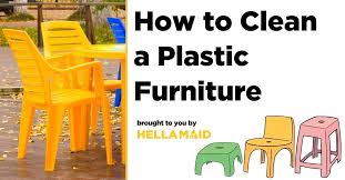 Best Ways To Clean Your Plastic Furniture