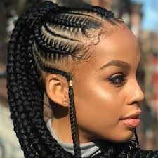 Split your hair in two, and make two french braids until the nape of your neck. 35 Best Black Braided Hairstyles For 2021 Braided Hairstyles Hair Styles Braids For Black Hair