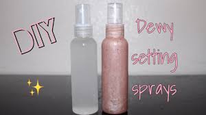 diy dewy setting spray you