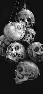 scary skulls iphone wallpapers on
