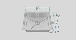 what are the most common sink sizes