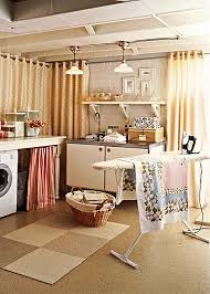 make the most of a basement laundry