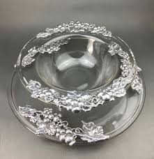 Vintage Extra Large Glass Serving Bowl