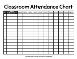 Classroom Attendance Chart