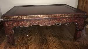 asian chinoiserie style coffee table