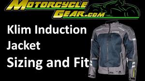 Klim Induction Jacket Sizing And Fit Guide