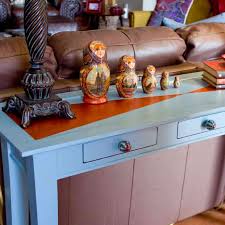 Chalk Painted Sofa Table Redo Chica
